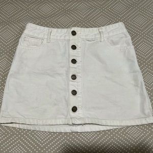 White skirt